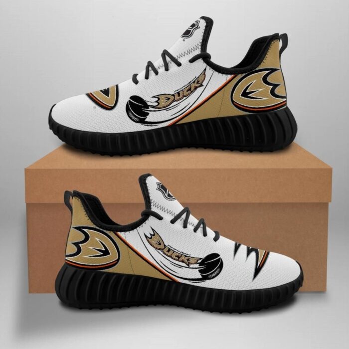 Anaheim Ducks New Hockey Custom Shoes Sport Sneakers Anaheim Ducks Yeezy Boost