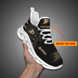 Anaheim Ducks Personalized NHL Luxury Max Soul Shoes