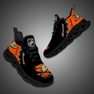 Anaheim Ducks Personalized NHL Max Soul Shoes