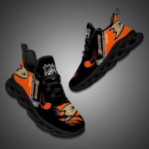 Anaheim Ducks Personalized NHL Max Soul Shoes Ver 2