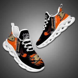 Anaheim Ducks Personalized NHL Max Soul Shoes Ver 2