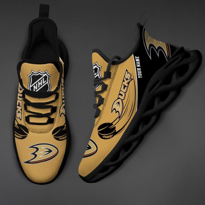 Anaheim Ducks Personalized NHL New Max Soul Shoes