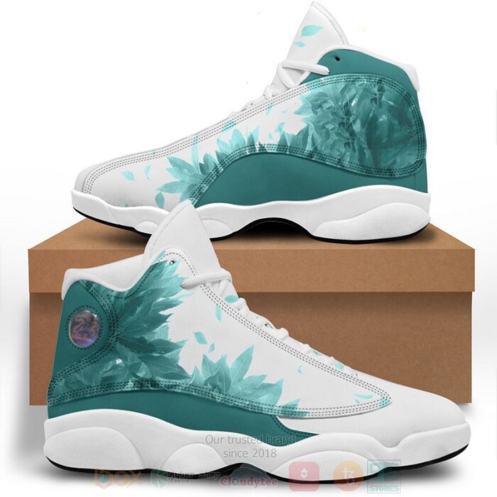 Anime Aoba Johsai Green Leaf Air Jordan 13 Shoes