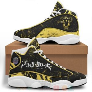 Anime Black Clover Bulls Air Jordan 13 Shoes