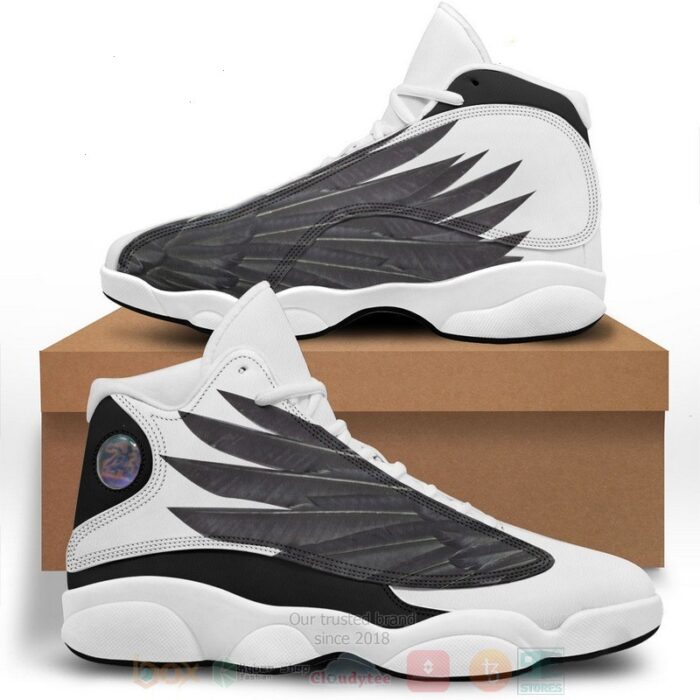 Anime Karasuno Crows Haikyuu Air Jordan 13 Shoes