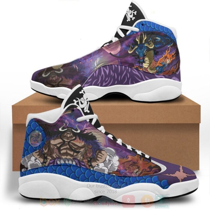 Anime One Piece Yonko Kaido Air Jordan 13 Shoes