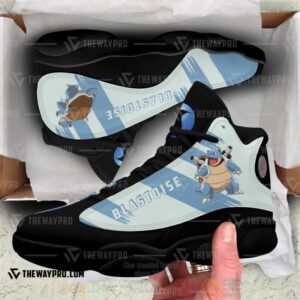 Anime Pokemon Blastoise Custom Air Jordan 13 Shoes