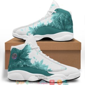 Aoba Johsai Green Leaf Air Jordan 13 Sneaker