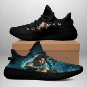 Aquaman Black Edition Yeezy Boost Shoes Sport Sneakers Yeezy Shoes