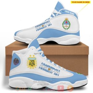 Argentina Personalized Blue Air Jordan 13 Shoes