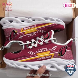 Arizona Cardinals Custom Name Max Soul Shoes