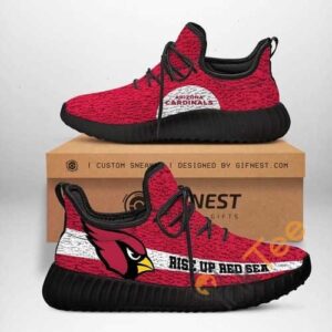 Arizona Cardinals Football Custom Shoes Personalized Name Yeezy Sneakers