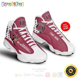 Arizona Cardinals NFL Custom Name Air Jordan 13 Shoes