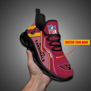 Arizona Cardinals NFL Customized Unique Max Soul Shoes