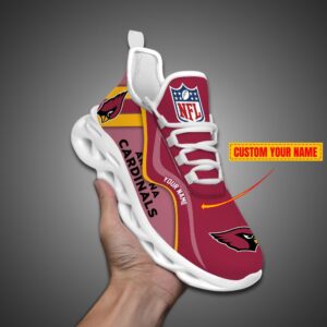 Arizona Cardinals NFL Customized Unique Max Soul Shoes