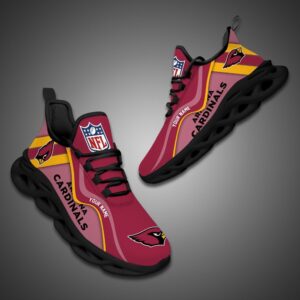 Arizona Cardinals NFL Customized Unique Max Soul Shoes