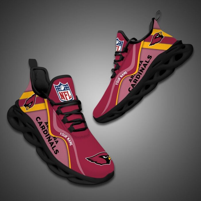 Arizona Cardinals NFL Customized Unique Max Soul Shoes