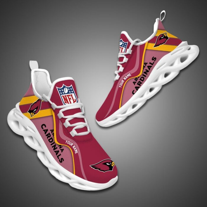 Arizona Cardinals NFL Customized Unique Max Soul Shoes