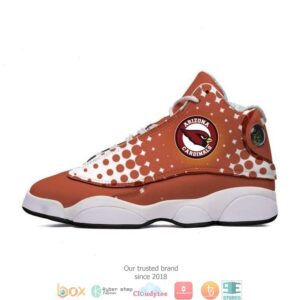 Arizona Cardinals Orange Fashion Nfl Colorful Air Jordan 13 Sneaker Shoes