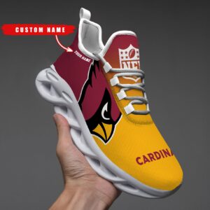 Arizona Cardinals Personalized Custom Name Max Soul Shoes