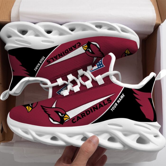 Arizona Cardinals Personalized Luxury NFL Max Soul Shoes 281122