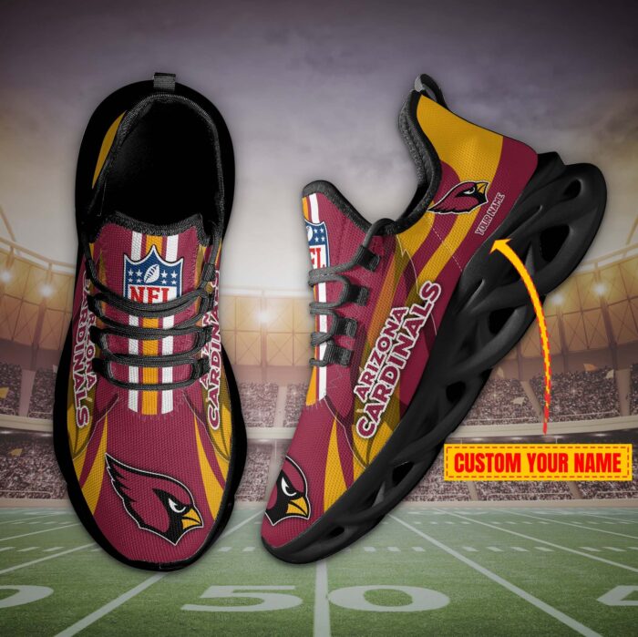 Arizona Cardinals Personalized Max Soul Shoes