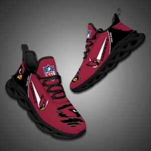 Arizona Cardinals Personalized Max Soul Shoes for NFL Fan