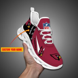 Arizona Cardinals Personalized NFL Max Soul Shoes Fan Gift