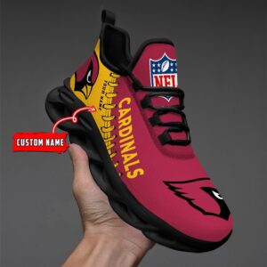 Arizona Cardinals Personalized NFL Max Soul Shoes Ver 2