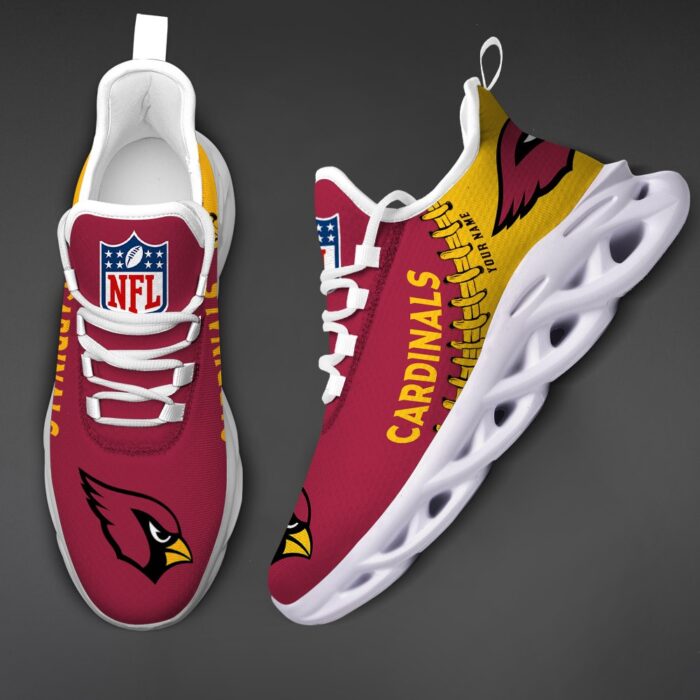 Arizona Cardinals Personalized NFL Max Soul Shoes Ver 2