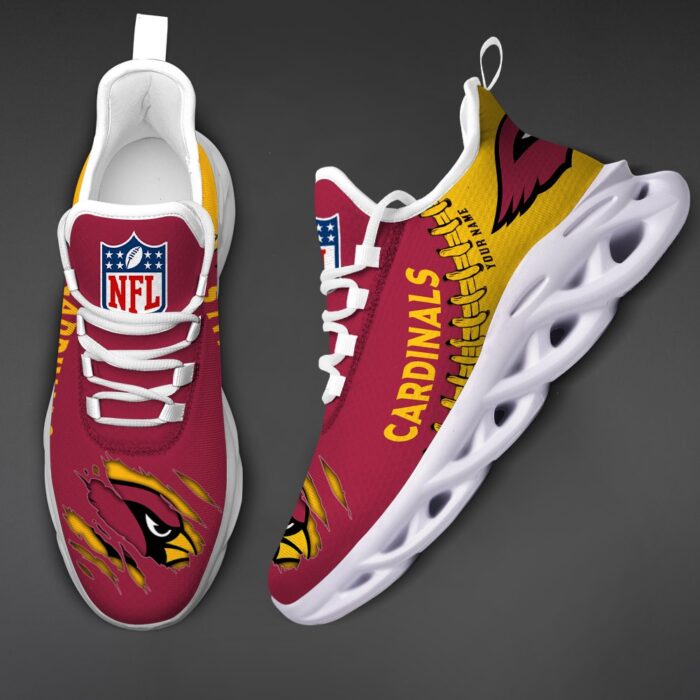 Arizona Cardinals Personalized NFL Max Soul Shoes for Fan