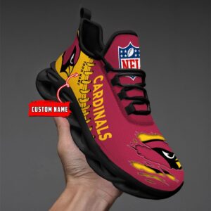 Arizona Cardinals Personalized NFL Max Soul Shoes for Fan