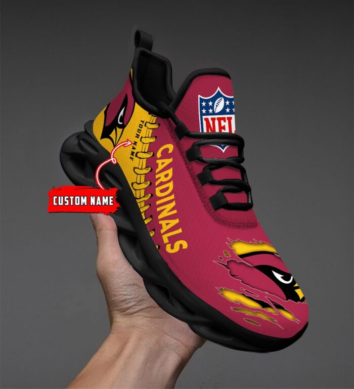 Arizona Cardinals Personalized NFL Max Soul Shoes for Fan