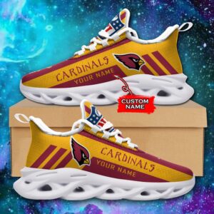 Arizona Cardinals Personalized NFL Max Soul Sneaker