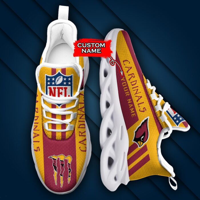 Arizona Cardinals Personalized NFL Max Soul Sneaker