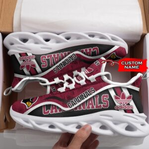 Arizona Cardinals Personalized NFL Max Soul Sneaker Adidas Ver 1