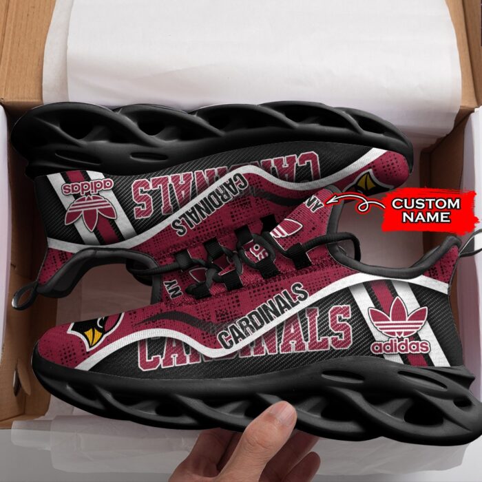 Arizona Cardinals Personalized NFL Max Soul Sneaker Adidas Ver 1