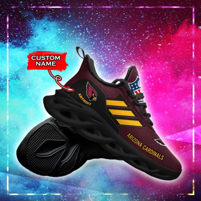 Arizona Cardinals Personalized NFL Max Soul Sneaker for Fans