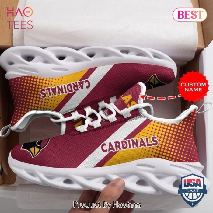 Arizona Cardinals Red Gold Pink Mix Gold Max Soul Shoes