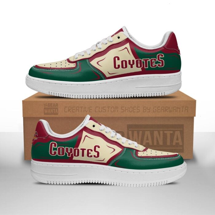 Arizona Coyotes Air Sneakers Custom NAF Shoes For Fan