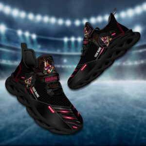 Arizona Coyotes Personalized NHL Sport Black Max Soul Shoes