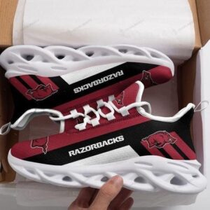 Arkansas Razorbacks Black Max Soul Shoes