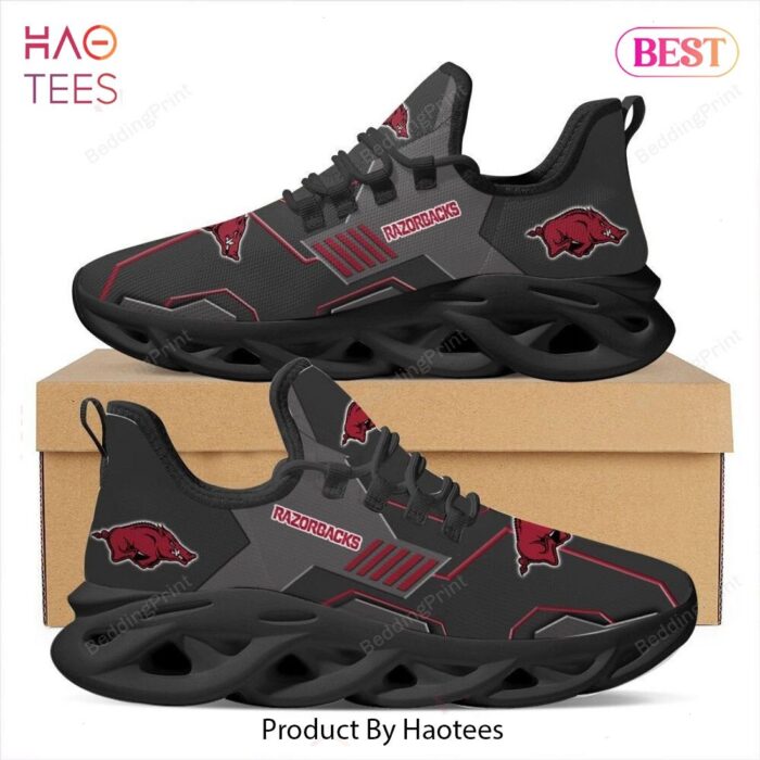 Arkansas Razorbacks NCAA Black Color Max Soul Shoes