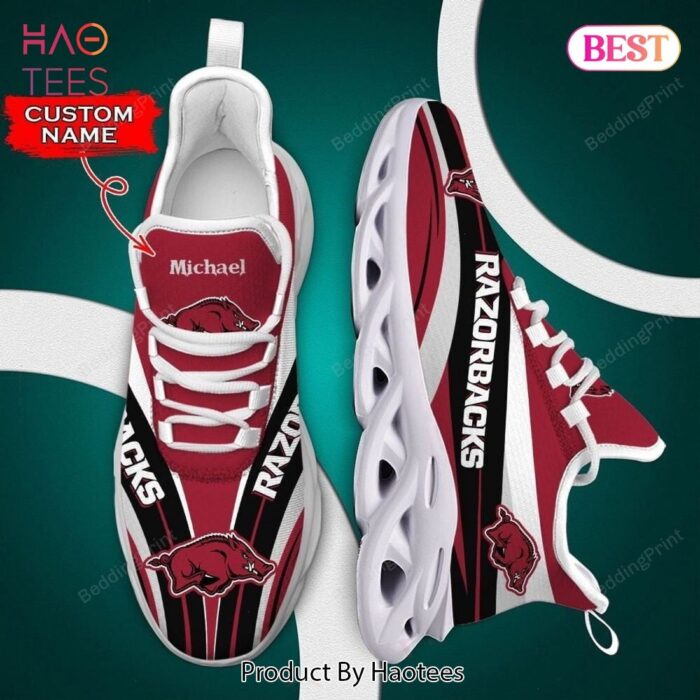 Arkansas Razorbacks NCAA Black Pink Max Soul Shoes