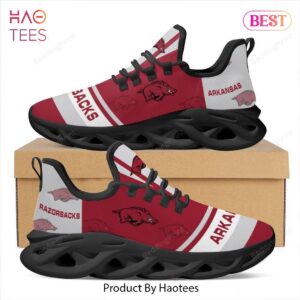 Arkansas Razorbacks NCAA Red Grey Max Soul Shoes