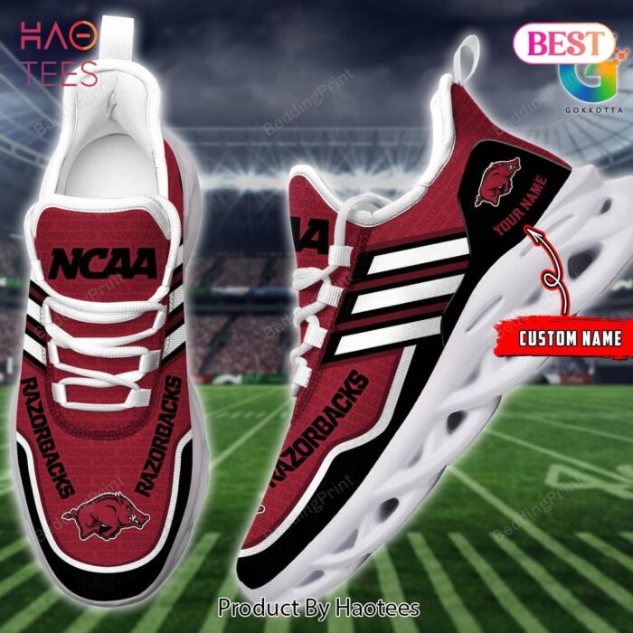 Arkansas Razorbacks Personalized Max Soul Shoes