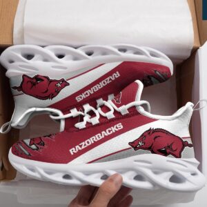 Arkansas Razorbacks White Shoes Max Soul