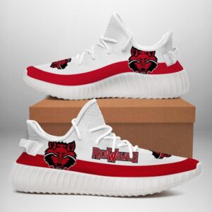 Arkansas State Red Wolves 3D Yeezy Men And Women Sports Shoes Beautiful And Comfortable