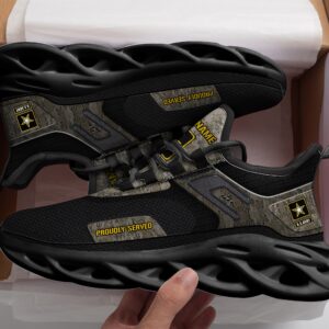 Army Personalized Veteran Premium Max Soul Shoes