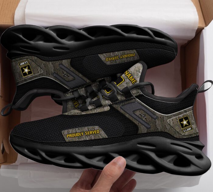 Army Personalized Veteran Premium Max Soul Shoes